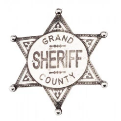 NA - Etoile De Sherif 6 Branches Grise